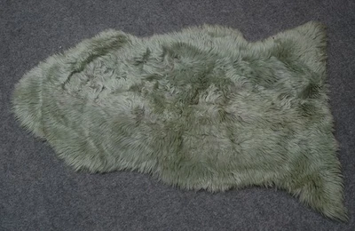 100% Natural sheep Fur Sheep Skin Rug Luxury Throw Silky Warm Floor  Mat 20 - Image 1 of 4
