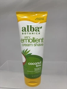 Alba Botanica Very Emollient Cream Shave Coconut Lime 8 Ounce (B75 - Picture 1 of 2