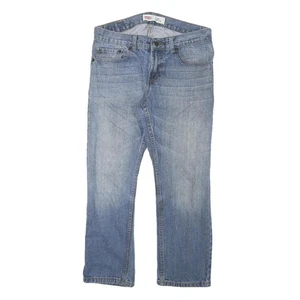 Jeans LEVI'S 505 Niños Azul Regular Recto Denim Mediano W30 L25 Estilo Clásico - Imagen 1 de 6
