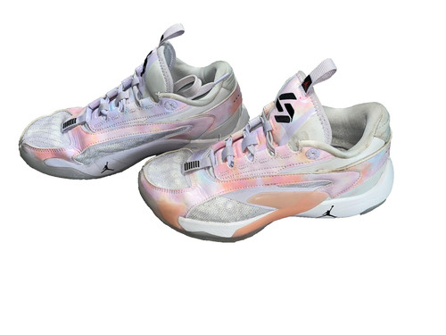 Scarpe da basket Nike Air Jordan Luka 2 DZ3498 005 bianche da bambina sneakers taglia 6 anni