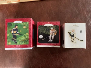 Hallmark Keepsake Ornament NHL Lot - Mario Lemieux, Sidney Crosby, Jaromir Jagr - Picture 1 of 1