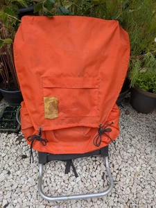 Vintage Cobmaster Orange Hiking Camping Backpack Aluminium Frame Retro Film Prop - Picture 1 of 12