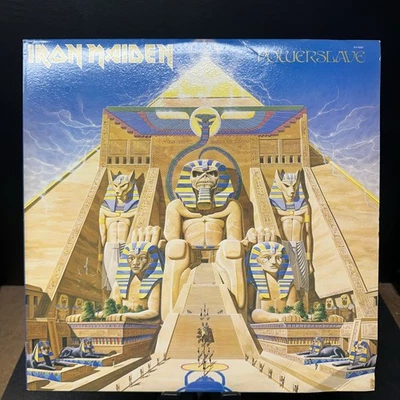 Iron Maiden "Powerslave" Vinyl LP 1984 EMI 1st Pressing SJ 12321   - Image 1 of 4