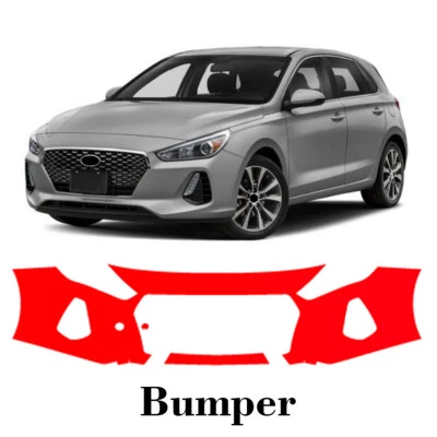 Front bumper PreCut PPF Paint Protection Film For Hyundai Elantra GT 2018-2020 - Image 1 of 4