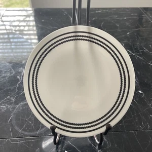CORELLE CLASSIC CAFE BLACK BREAD PLATES 6 3/4"sold Separately - Picture 1 of 3