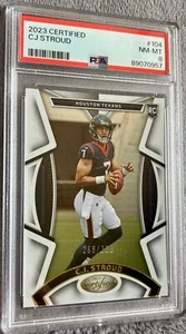 2023 Certified #104 CJ Stroud : Rookie : /399 : PSA 8 - Picture 1 of 2