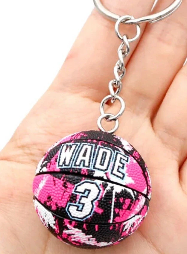 Dwayne Wade Mini Basketball Keychain - Image 1 of 1