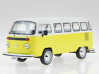 VW T2b Bus station wagon 1976 yellow-wh diecast model car Triple9 1/43