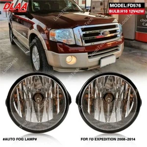 For Ford EXPEDITION 2008-14 Fog Light Bumper Frame Cover Daytime Running Light - Imagen 1 de 8