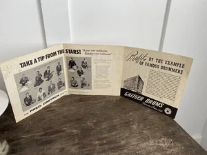 Vtg Gretsch Drums Percussion Catalog Brochure 26 Strube Rudiments Of Drumming - Picture 1 of 10