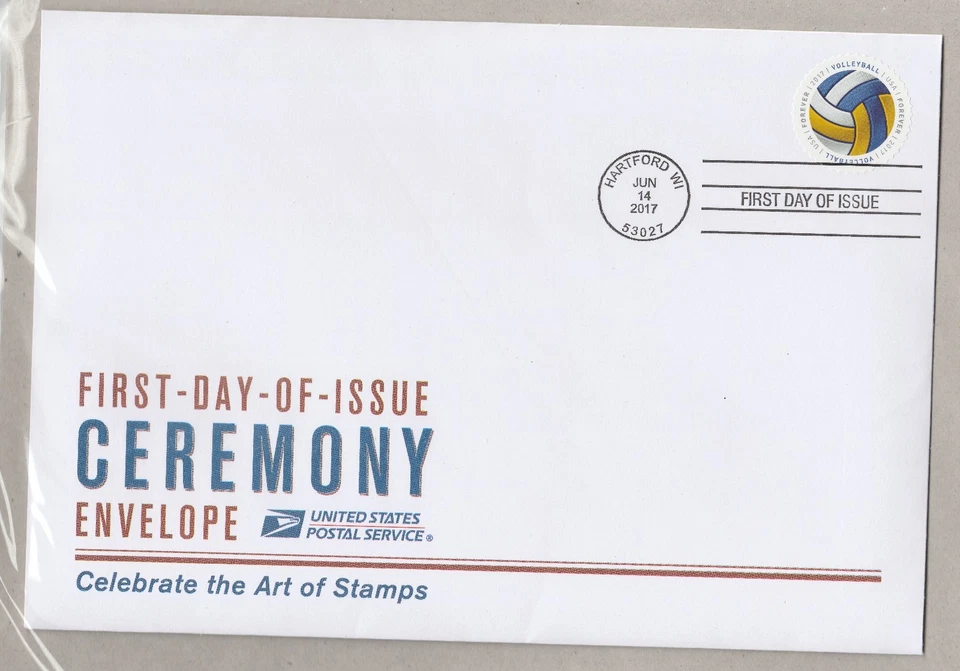 US 5204 Have a Ball Voleibol FDC Ceremonia Programa 2017 Foto 1 de 1