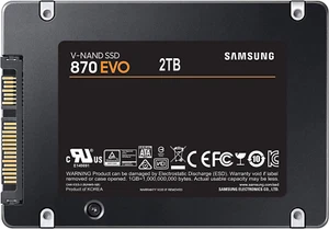 SAMSUNG 870 EVO 2TB SATA 2.5" INTERNAL V-NAND SSD MZ-77E2T0 - Picture 1 of 2