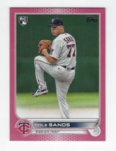 Actualización Topps 2022 #US208 Cole Sands radiocontrol Día de la Madre rosa paralelo #'d 29/50 - Imagen 1 de 2