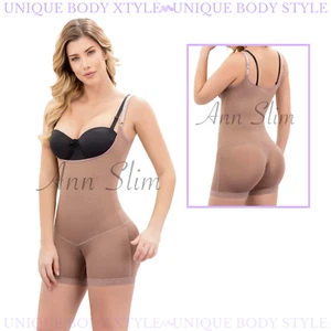 WOMEN BUTT LIFTER THERMAL BODYSUIT SHAPEWEAR SHORT FAJA COLOMBIANA ANN SLIM 7003 - Picture 1 of 10