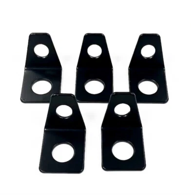 Arnés de montaje de herrajes placa de anclaje de cinturón de seguridad duradero para automóvil soporte L en ángulo de 90 ° Foto 1 de 4