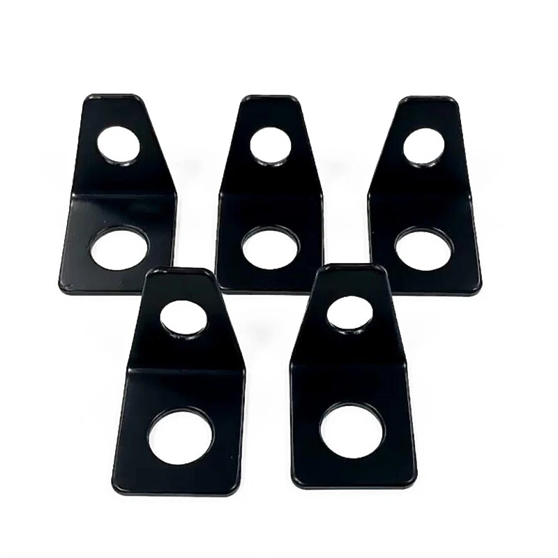 Arnés de montaje de herrajes placa de anclaje de cinturón de seguridad duradero para automóvil soporte L en ángulo de 90 ° Foto 1 de 4