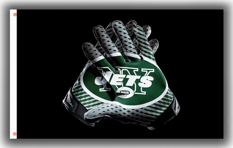 New York Jets Football Team Memorable Gloves flag 90x150cm 3x5ft Fan best banner Cover