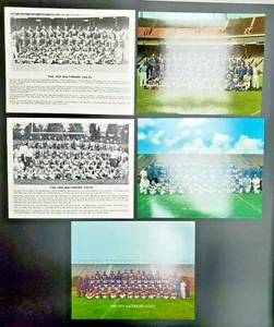 1967(2), 1968, 1969, 1971 Baltimore Colts Original 8x10" Team Photos - Picture 1 of 7