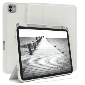 Smart Cover für Apple iPad Pro 11 Hülle Stifthalterung Tablet Grau - Bild 1 von 7