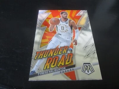 TYRESE HALIBURTON  (indiana pacers) 2022/23 panini MOSAIC THUNDER ROAD card #3 - Image 1 of 2