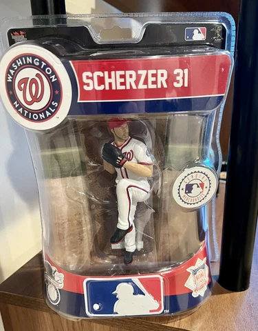 MLB Washington Nationals Max Scherzer 31 Collectible 6" Import Dragon Figure NEW Cover