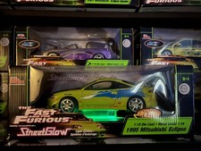 RACING CHAMPION 1/18 FAST & FURIOUS 1995 Mitsubishi Eclipce Street Grow Type Car