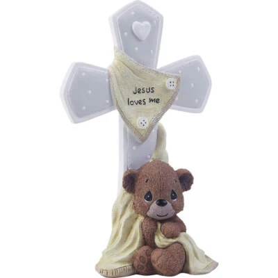 Precious Moments Jesus Loves Me Cross 203104 New Baby Baptism Communion