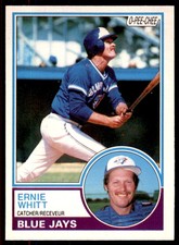 1983 O PEE CHEE Set Break #302 Ernie Whitt