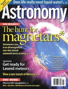 Astronomy Magazine Nov 2006 Magnetars Leonid Meteors Mercury Galaxies Bob Breman - Picture 1 of 9