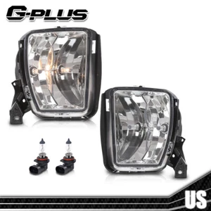 Left &Right Clear Fog Lights Lamps w/ Bulbs Fit For Dodge RAM 1500 2013-2018 - Picture 1 of 12