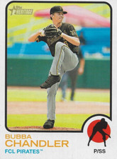 2022 Topps Heritage Minors #69 Bubba Chandler FCL Pirates