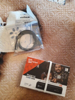 TELE System TS6815 DVB-T2 HEVC Decoder Digitale Terrestre e Media Player - Nero - Immagine 1 di 3