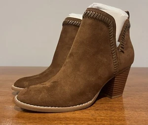 Dolce Vita Women's Brown Boots Jace Dune Pointed Toe Ankle Boots Sz 7 - Picture 1 of 6
