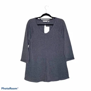 NWT Soft Surroundings Logan Swing Tunic Charcoal Size Small - Picture 1 of 12