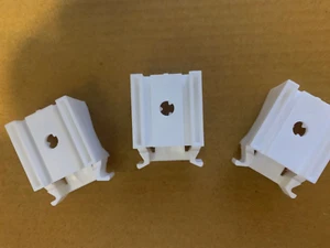 3 soportes para persianas romanas para sistema de murciélago - soportes estándar reparación superior/cara - Imagen 1 de 4