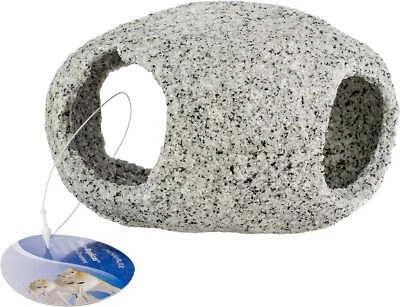 Ornamento de aquário de granito grande Penn Plax esconderijo para tanques ciclídeos - Imagem 1 de 4