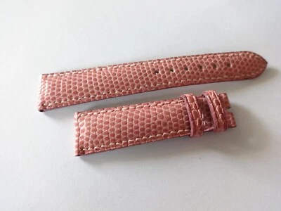 Chopard Original Vintage Liza. correa rosa o beige acolchada 17mm bonita Foto 1 de 4