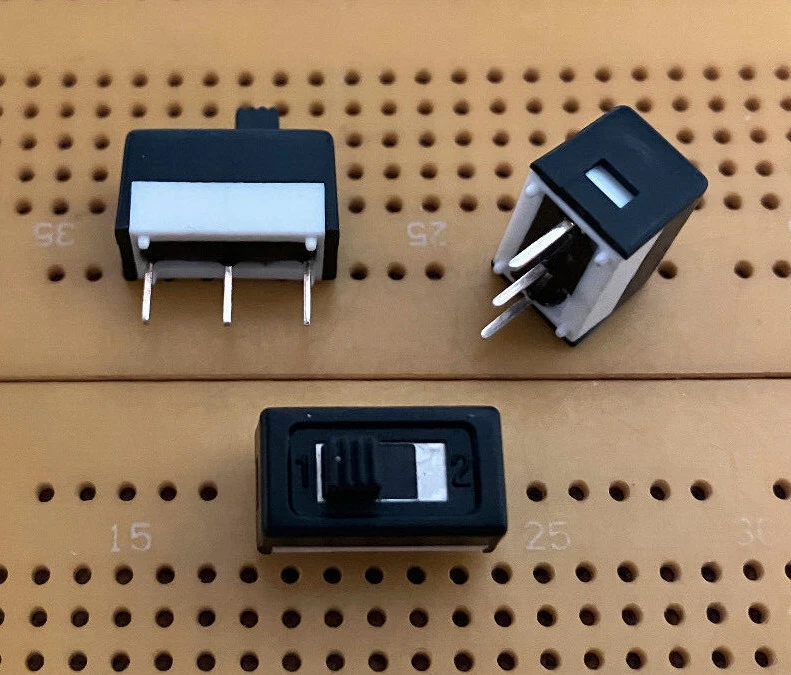 4A SPDT Slide Switch On-On Miniature PCB Silver Contacts  Multi Qty - Image 1 of 1