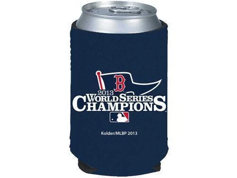 Boston Red Sox 2013 World Series Champions 2X Can Koozies Cooler Free Ship Cover