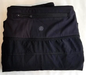 Athleta Shorts Womens 2X Run With It Black Athletic Outdoor Yoga 3.5 Inseam - Picture 1 of 8