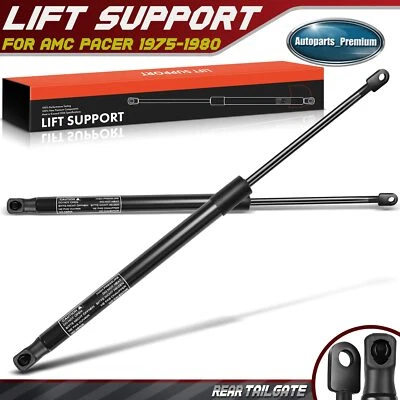 Amortiguadores puntales de elevación de puerta trasera 2 piezas para AMC Pacer 1975-1980 hatchback Foto 1 de 4