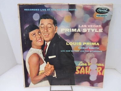Louis Prima And Keely Smith Las Vegas Prima Style Capitol T-1010 1958 Vinyl LP - Image 1 of 4