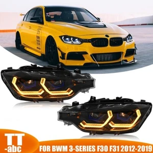 Faro LED usado apto para BMW Serie 3 F30 F31 halógenos 2012-2019 luces delanteras - Imagen 1 de 22