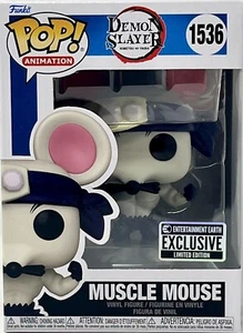 Funko Pop! #1536 Demon Slayer Kimetsu no Yaiba Muscle Mouse w/Protector - Picture 1 of 5