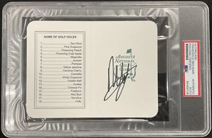 FRANCESCO MOLINARI Signed Autographed Augusta National Masters Card PSA/DNA Auto - Picture 1 of 4
