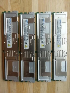 4x1GB Server RAM DDR2 PC2-5300F 555-11-B0 - Bild 1 von 1