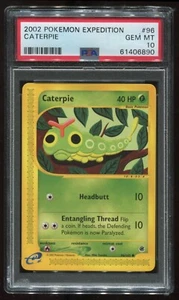 Pokemon Expedition Caterpie Common #96 PSA 10 Gem Mint - Picture 1 of 2