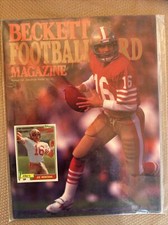 Joe Montana Beckett Football Card Magazine Jan/Feb 1990 Issue #2 Eric Dickerson
