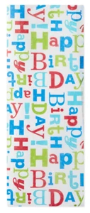 Hallmark Cool Multicolor Happy Birthday Tissue Paper, 4 sheets - Picture 1 of 1