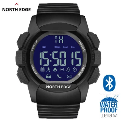 Outdoor Mens Watch Military 100M Waterproof Sports Smart Watches Wrist Stopwatch - Image 1 of 4